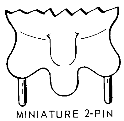 MINIATURE 2-PIN style nsn 6730-01-016-9490