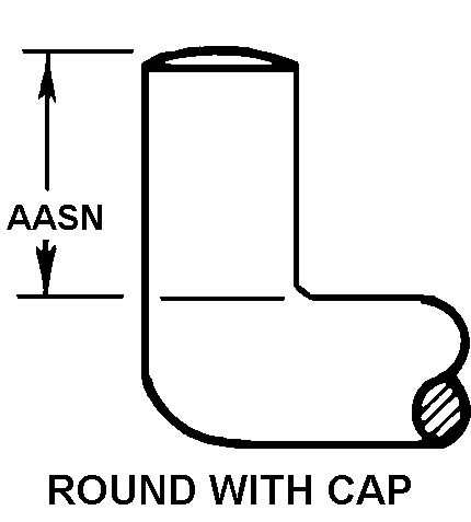 ROUND WITH CAP style nsn 5340-01-576-3536