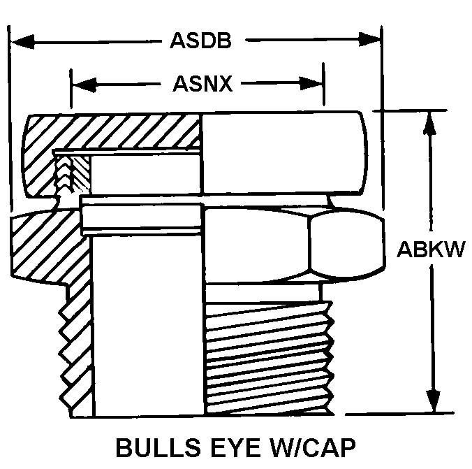 BULLS EYE W/CAP style nsn 6680-00-116-3072