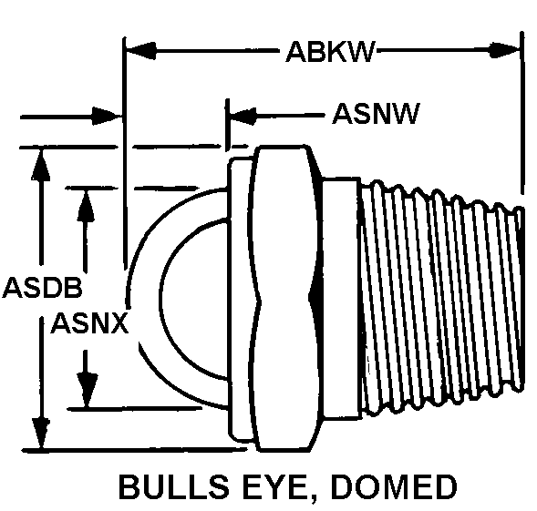 BULLS EYE, DOMED style nsn 6680-01-043-4236