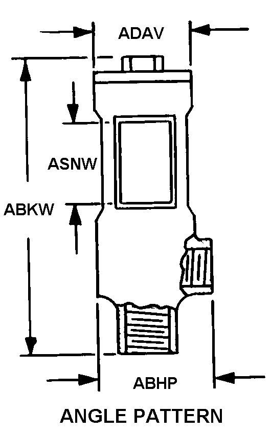 ANGLE PATTERN style nsn 6680-00-262-9140