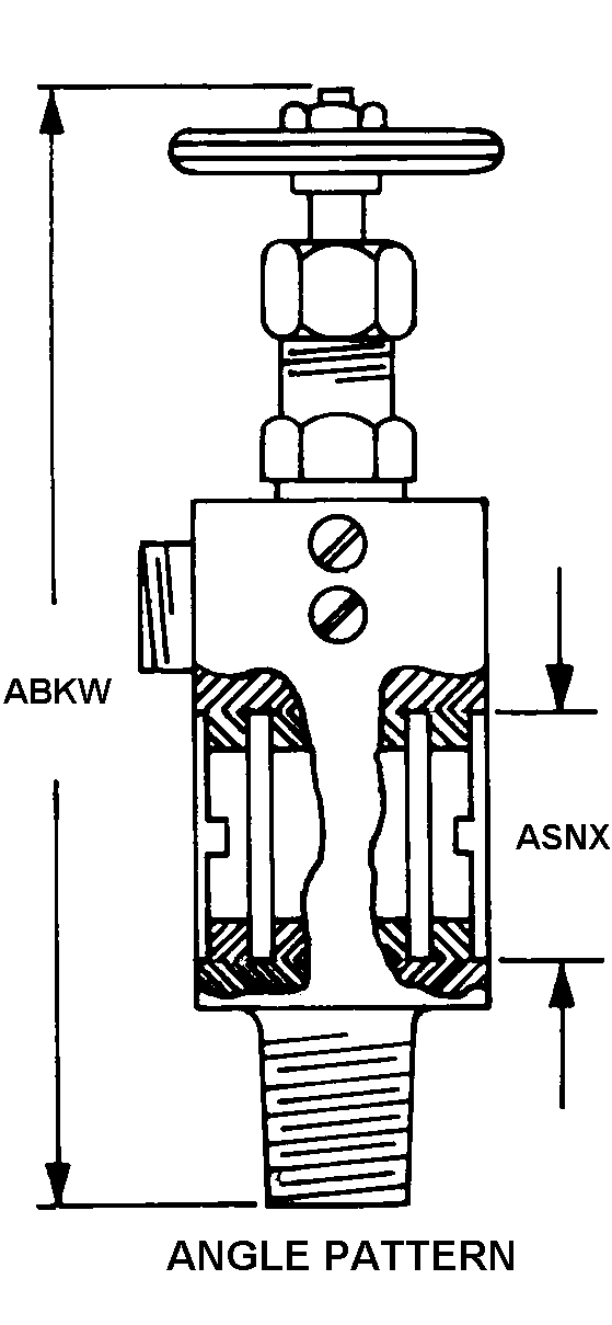 ANGLE PATTERN style nsn 6680-00-262-9140