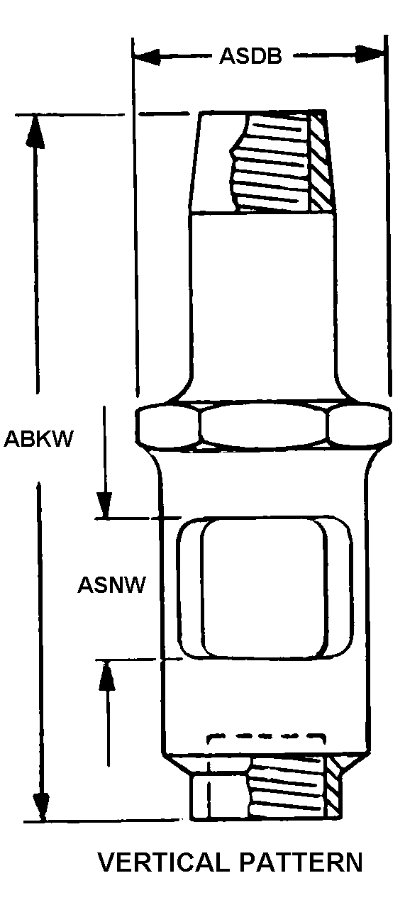 VERTICAL PATTERN style nsn 6680-01-177-3989