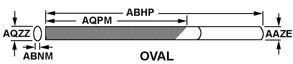 OVAL style nsn 3455-00-540-0252