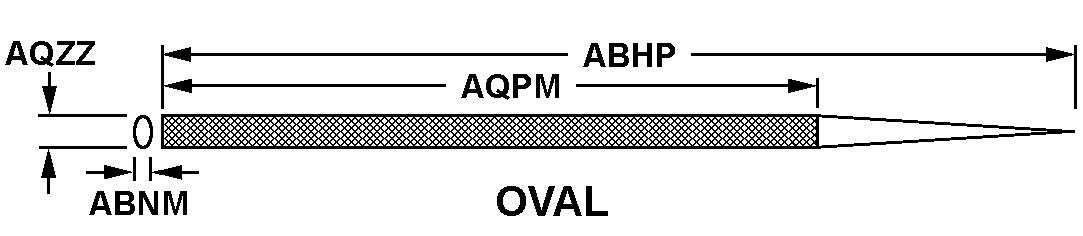 OVAL style nsn 3455-00-540-0252