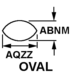 OVAL style nsn 3455-00-540-0252