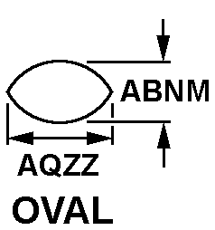 OVAL style nsn 3455-00-540-0252