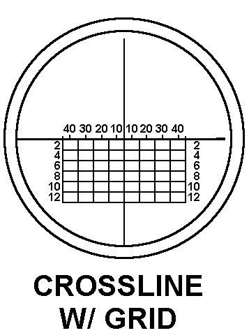 CROSSLINE WITH GRID style nsn 1240-00-344-4633