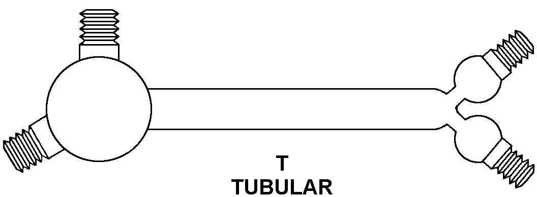 T TUBULAR style nsn 6650-00-144-4555