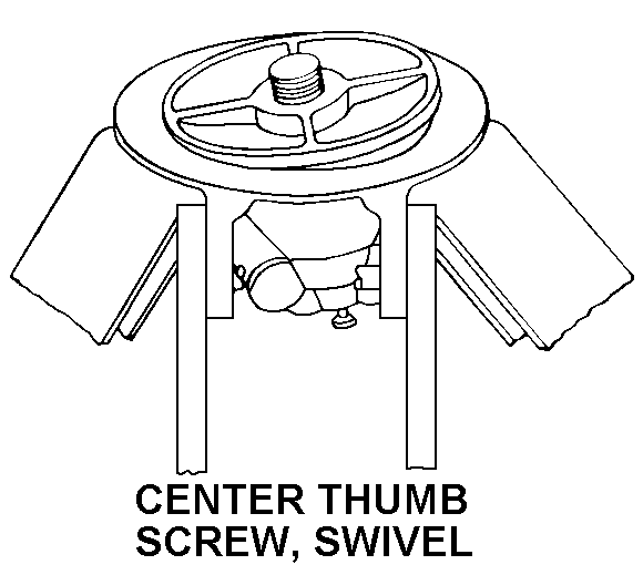 CENTER THUMB SCREW, SWIVEL style nsn 1240-01-480-6732