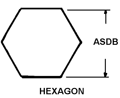 HEXAGON style nsn 4730-00-246-9818