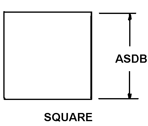 SQUARE style nsn 4730-01-343-7305
