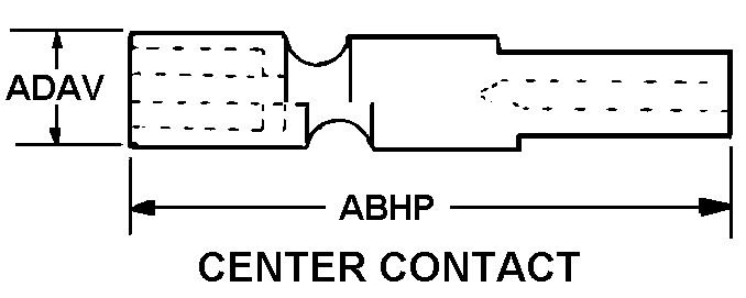 CENTER CONTACT style nsn 6060-01-612-2316
