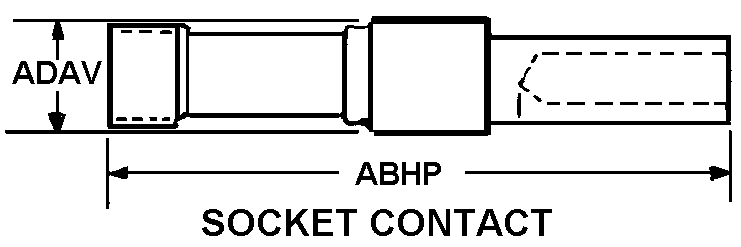 SOCKET CONTACT style nsn 5999-01-349-1535