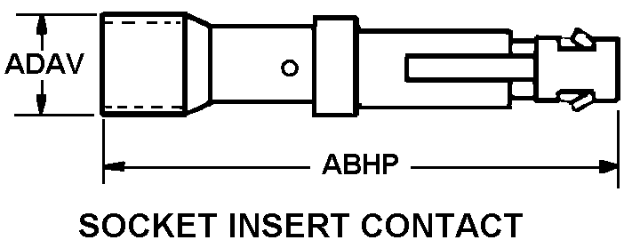 SOCKET INSERT CONTACT style nsn 5999-00-847-7133