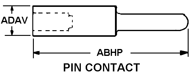 PIN CONTACT style nsn 5999-00-006-9167