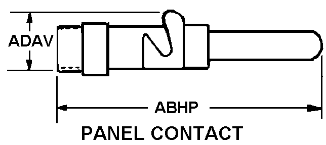 PANEL CONTACT style nsn 5999-01-448-1584
