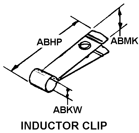 INDUCTOR CLIP style nsn 5999-00-246-3404