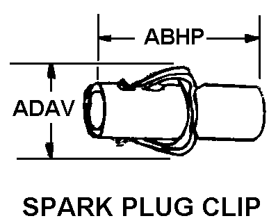 SPARK PLUG CLIP style nsn 5999-00-512-9249