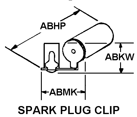 SPARK PLUG CLIP style nsn 5999-00-063-8024