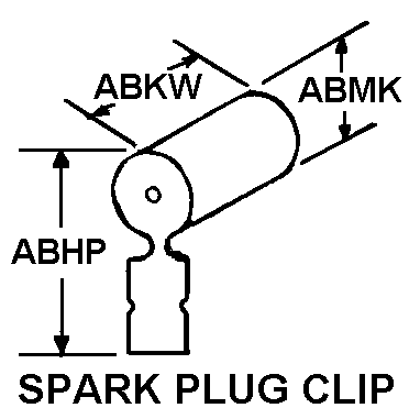 SPARK PLUG CLIP style nsn 5999-00-512-9249