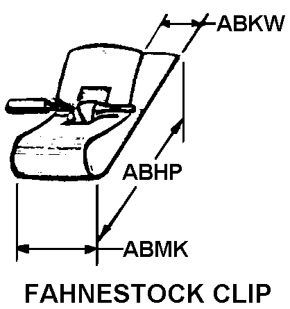 FAHNESTOCK CLIP style nsn 5999-00-816-6536