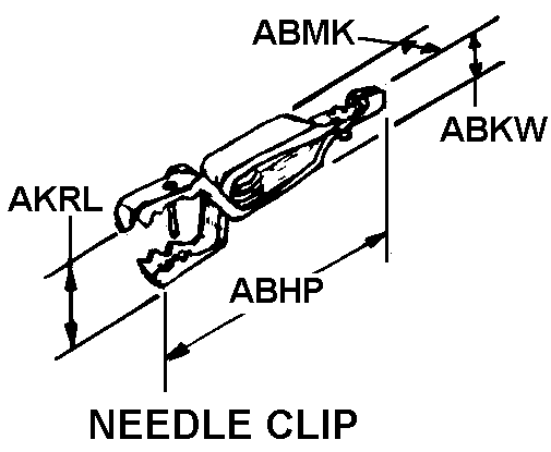 NEEDLE CLIP style nsn 5999-01-204-4904
