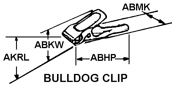 BULLDOG CLIP style nsn 5999-01-250-5117