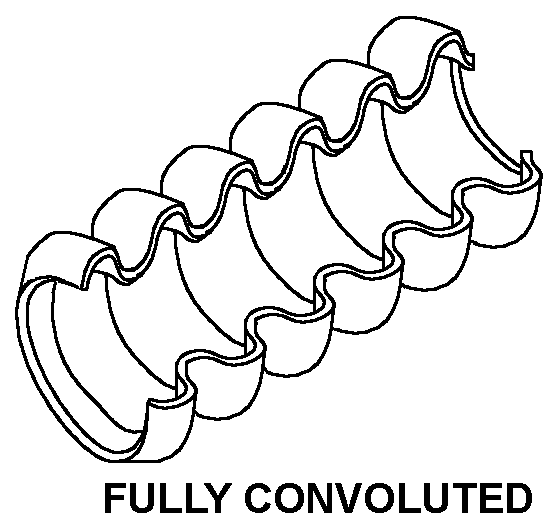 FULLY CONVOLUTED style nsn 4720-01-551-2530