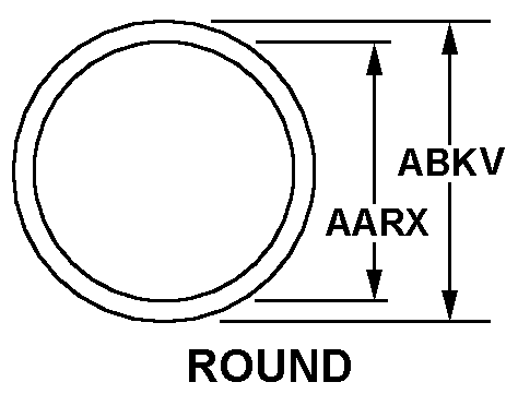 ROUND style nsn 1660-00-181-8869