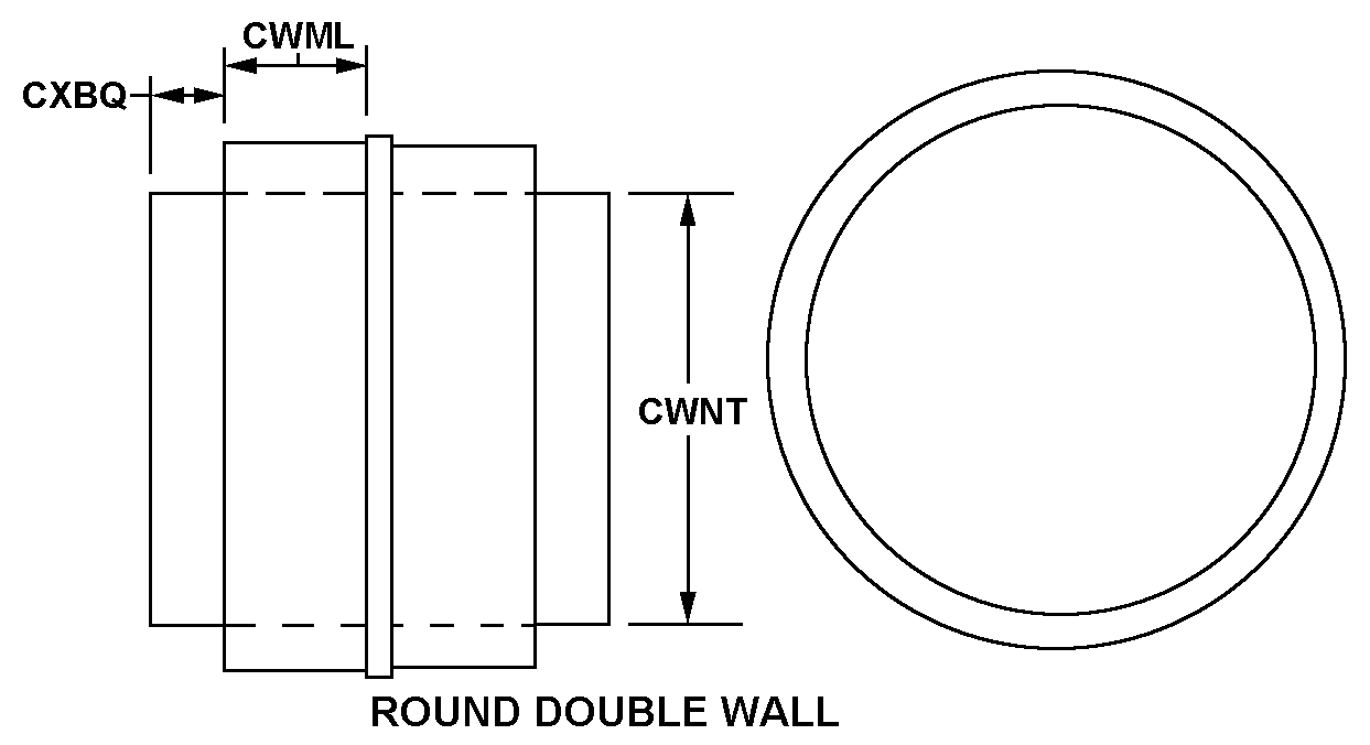 ROUND DOUBLE WALL style nsn 4520-01-505-0828