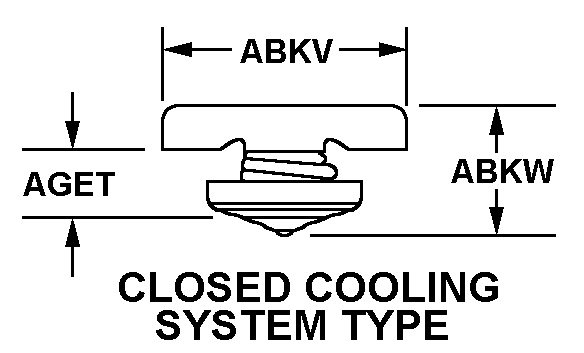 CLOSED COOLING SYSTEM TYPE style nsn 2930-00-936-8204