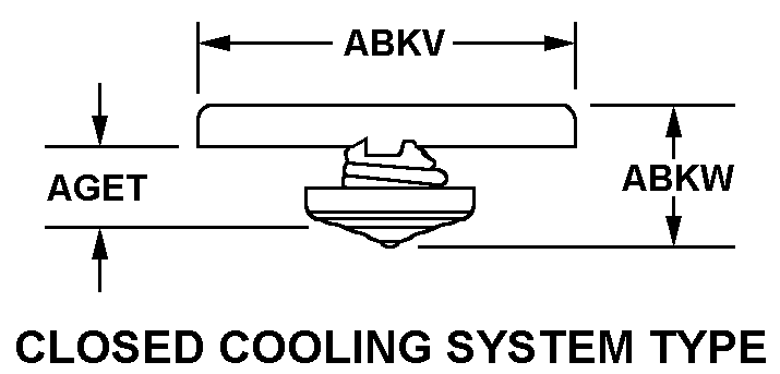 CLOSED COOLING SYSTEM TYPE style nsn 2930-00-589-8327