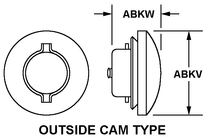 OUTSIDE CAM TYPE style nsn 2590-00-363-4695