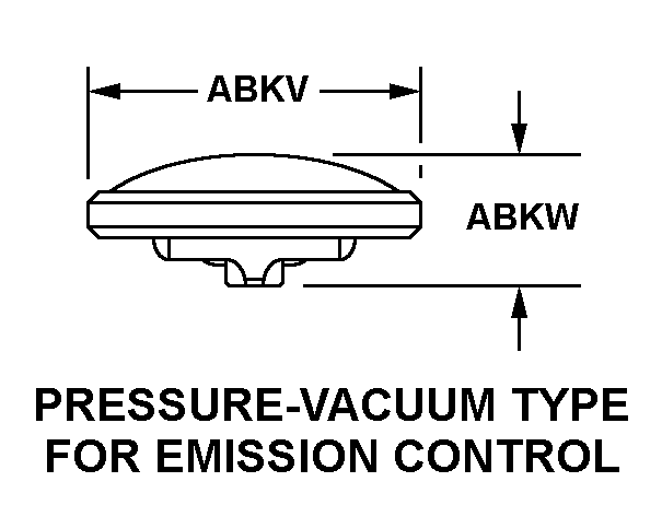 PRESSURE-VACUUM TYPE FOR EMISSION CONTROL style nsn 2590-00-024-3917