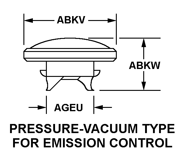 PRESSURE-VACUME TYPE FOR EMISSION CONTROL style nsn 2590-01-173-1017