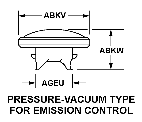 PRESSURE-VACUME TYPE FOR EMISSION CONTROL style nsn 2590-01-160-1047