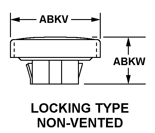 LOCKING TYPE NON-VENTED style nsn 2590-01-574-1824