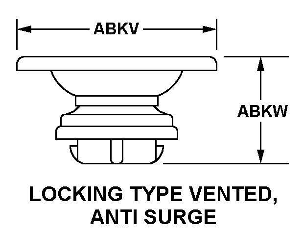 LOCKING TYPE VENTED, ANTI-SURGE style nsn 5342-01-461-9594