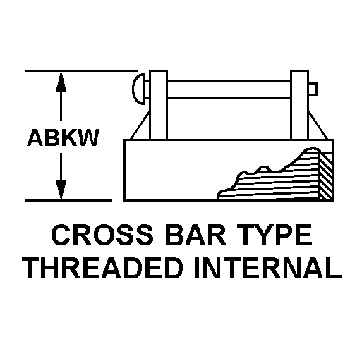 CROSS BAR TYPE THREADED INTERNAL style nsn 5340-00-516-9001