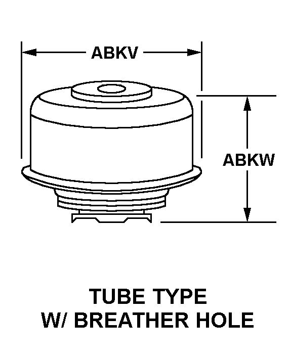 TUBE TYPE W/ BREATHER HOLE style nsn 8465-00-930-2077