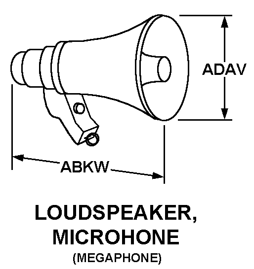 LOUDSPEAKER, MICROPHONE style nsn 5965-01-248-6345