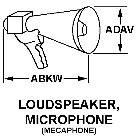 LOUDSPEAKER, MICROPHONE style nsn 5965-01-248-6345