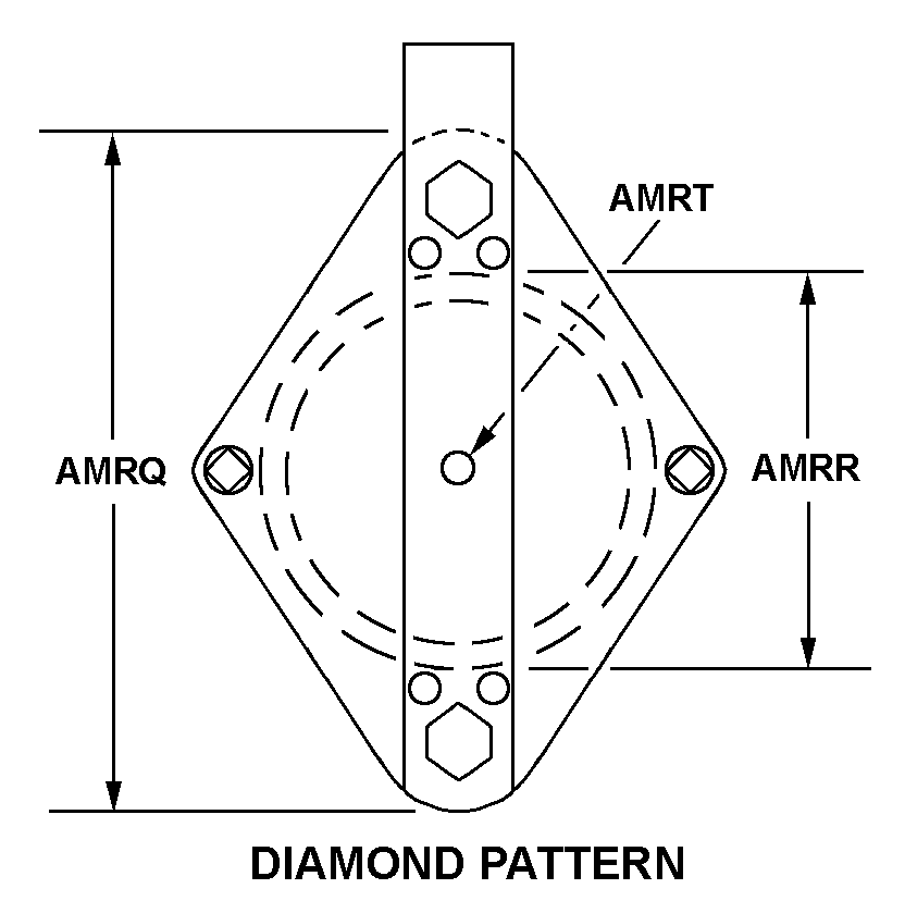 DIAMOND PATTERN style nsn 3940-00-199-7675