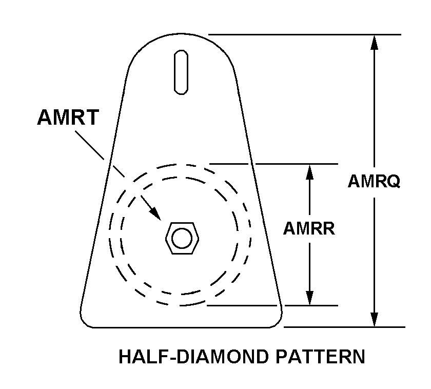 HALF-DIAMOND PATTERN style nsn 3940-01-475-4983