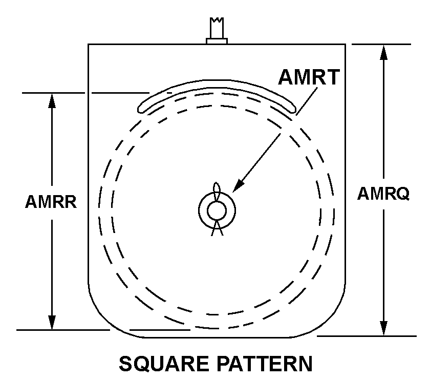 SQUARE PATTERN style nsn 3940-01-348-1523