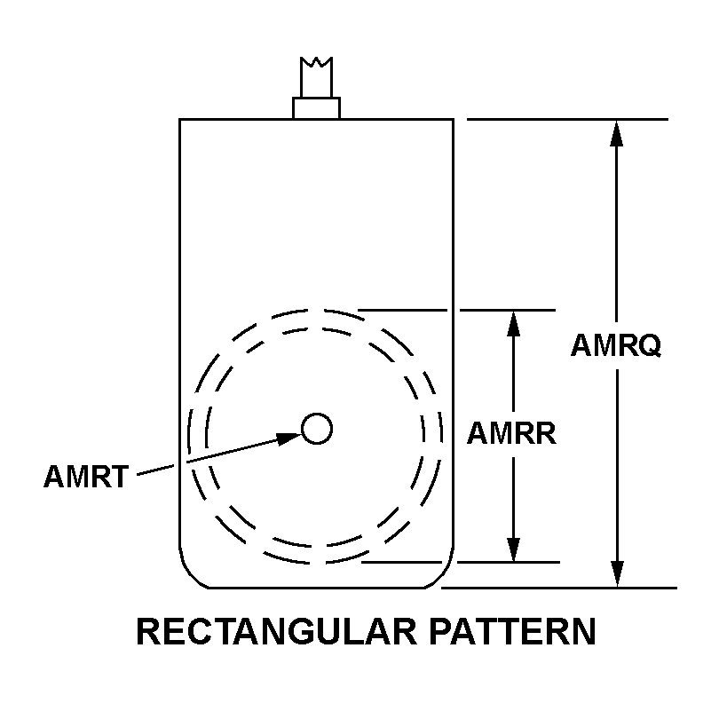 RECTANGULAR PATTERN style nsn 3940-01-283-2826