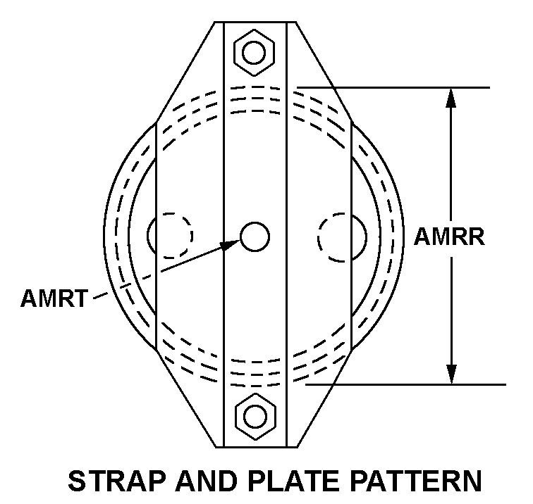 STRAP AND PLATE PATTERN style nsn 3940-01-563-0454