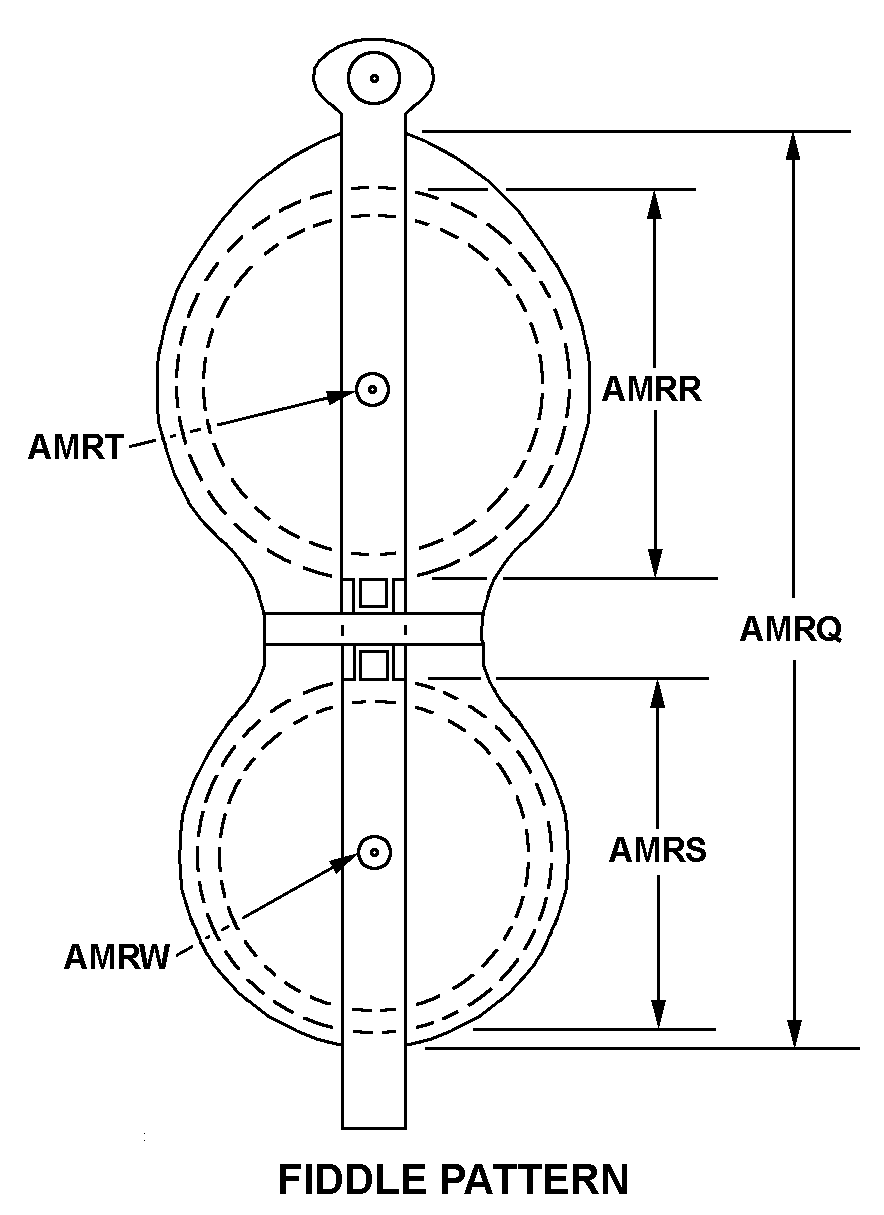 FIDDLE PATTERN style nsn 3940-01-437-8346