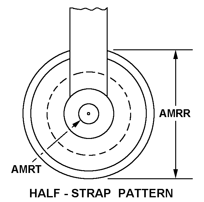HALF-STRAP PATTERN style nsn 3940-00-944-9818